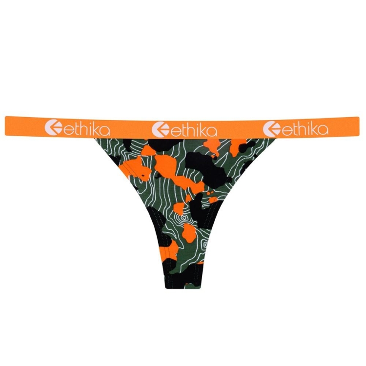 Lanières Ethika Forest Camo Brazilian Vert Orange Femme | GOLK-59158416