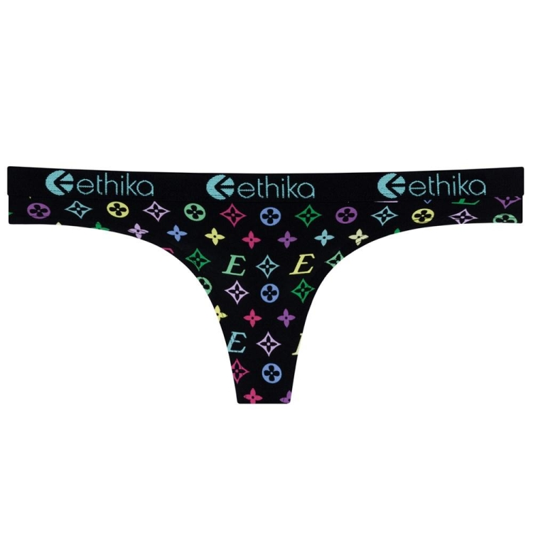 Lanières Ethika Drip Noir Femme | NCSV-75520368