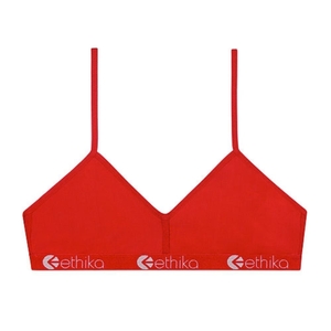 Bralette Bra Ethika Nylon Rouge Femme | ORKN-84985365