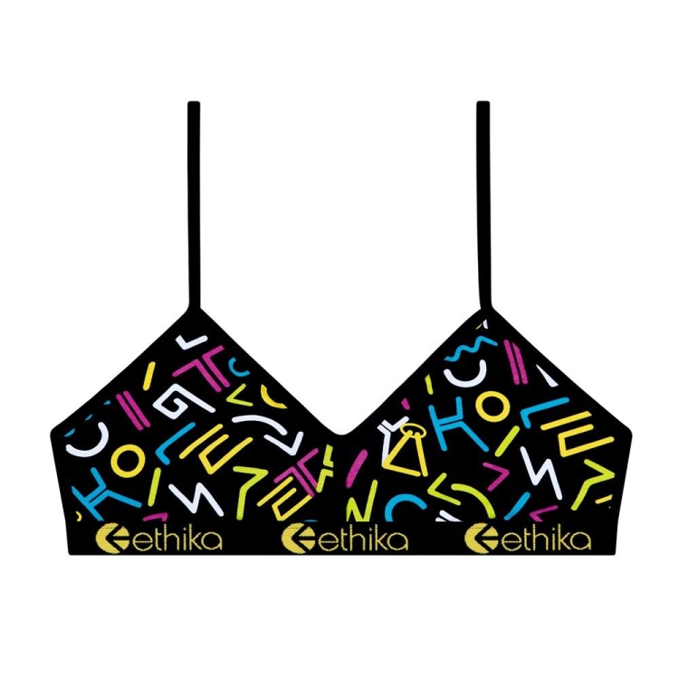 Bralette Bra Ethika 90's Retro Multicolore Femme | WDFU-76896018