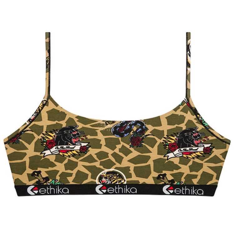 Pullover Bra Ethika On The Prowl Vert Olive Femme | RPDK-39974836