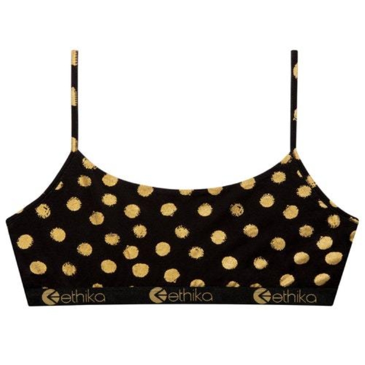 Pullover Bra Ethika Gold Member Noir Doré Femme | TTHN-82374158