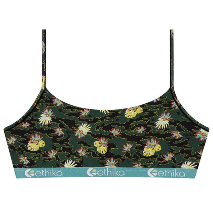 Pullover Bra Ethika Camo Paradise Vert Femme | JKMB-16310008