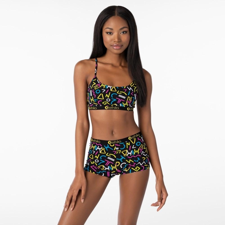 Pullover Bra Ethika 90's Retro Multicolore Femme | FHTG-30494970