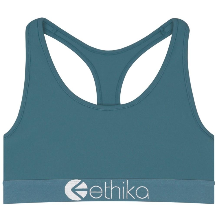 Soutien Gorge Sport Ethika SubZero Icy Bleu Femme | KZWA-18607128