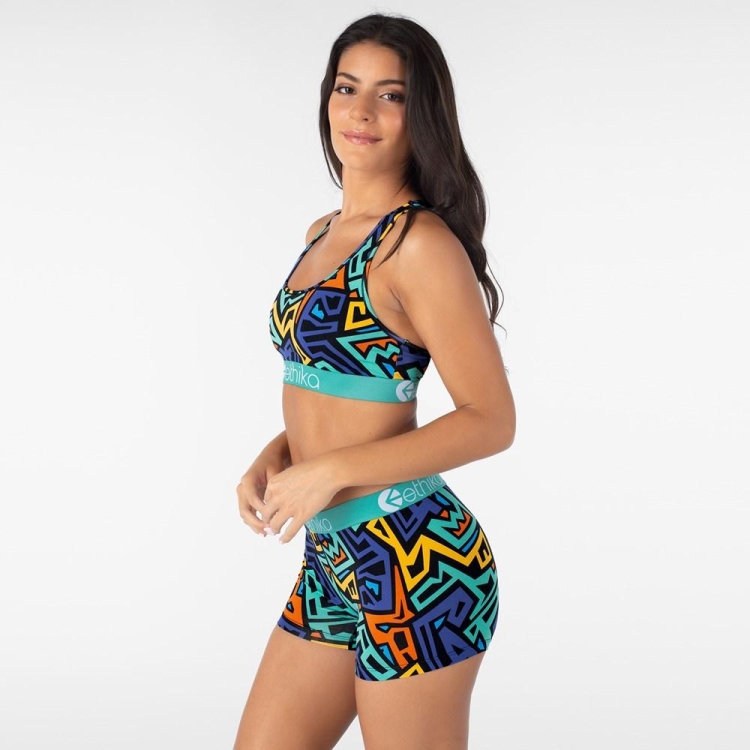 Soutien Gorge Sport Ethika Fresh Multicolore Femme | VQGK-19620853