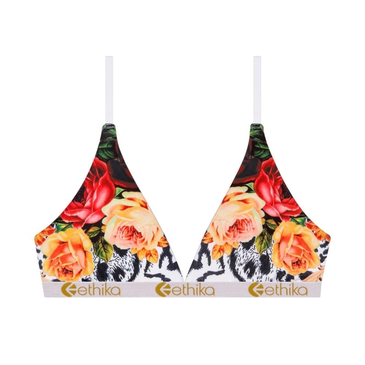 Triangle Bra Ethika Floral Jungle Multicolore Femme | JDWJ-31044593