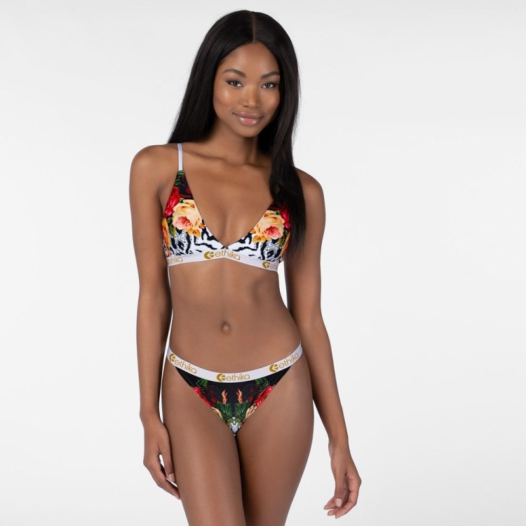 Triangle Bra Ethika Floral Jungle Multicolore Femme | JDWJ-31044593