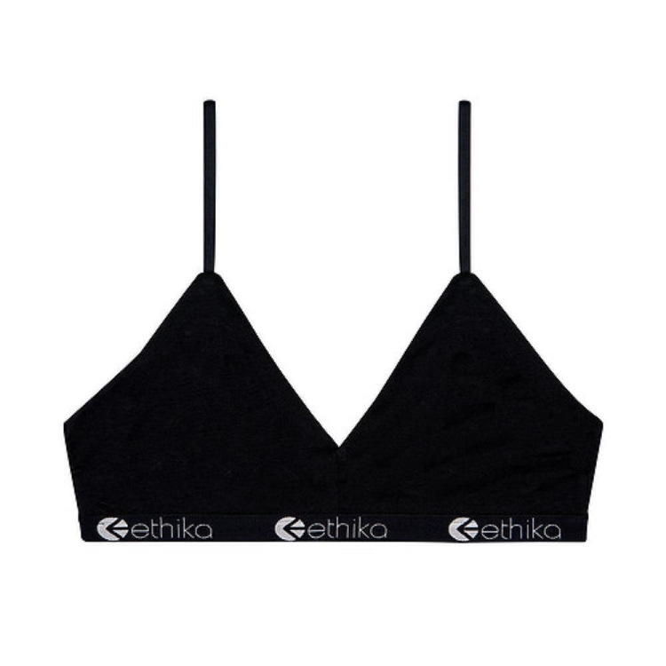 V Neck Bra Ethika Midnight Noir Femme | VYSN-23914535