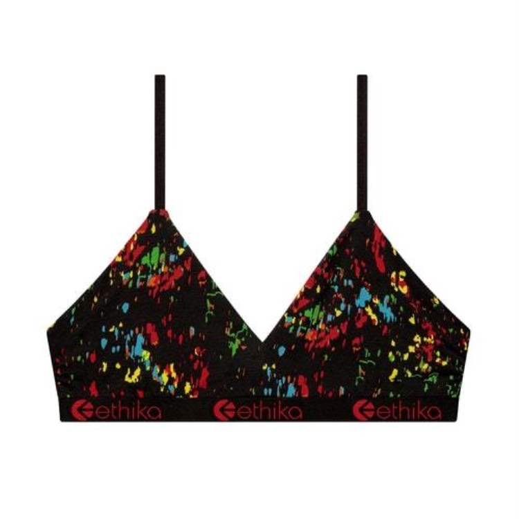 V Neck Bra Ethika McQueen Bow Multicolore Femme | LARK-07219066