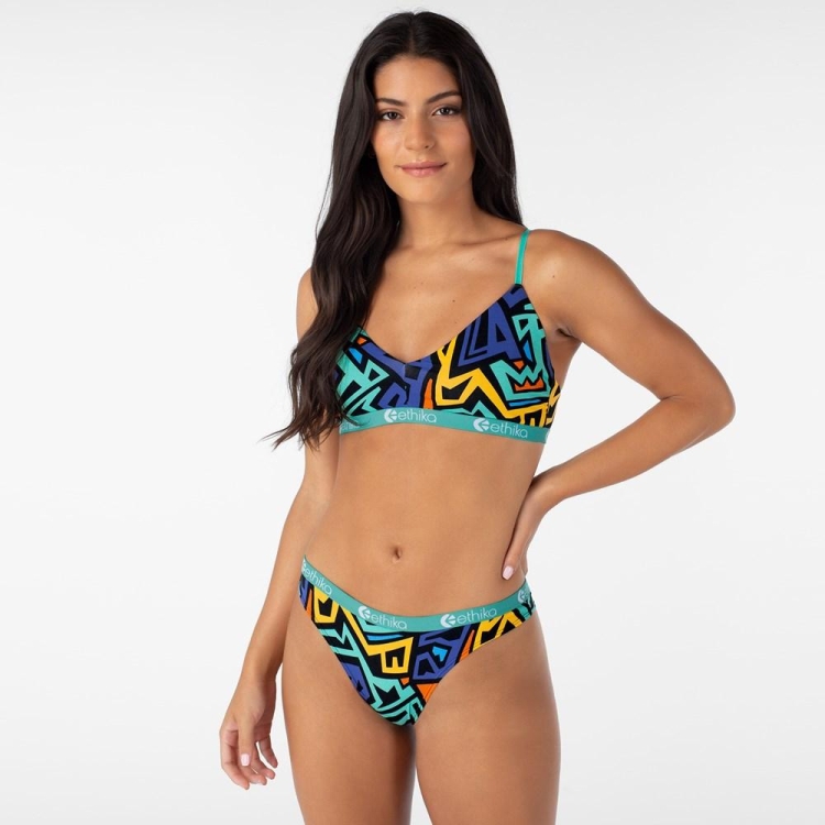 V Neck Bra Ethika Fresh Multicolore Femme | TNAI-87094791