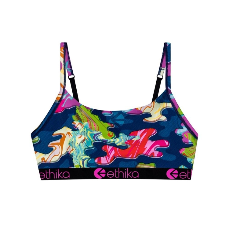 Soutien Gorge Ethika Trippy Silk Pullover Fille Multicolore Unisex | RLFL-11626773