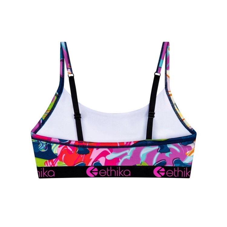 Soutien Gorge Ethika Trippy Silk Pullover Fille Multicolore Unisex | RLFL-11626773