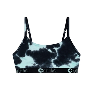 Soutien Gorge Ethika Lightning Dye Pullover Fille Noir Turquoise Unisex | NLSK-29673572