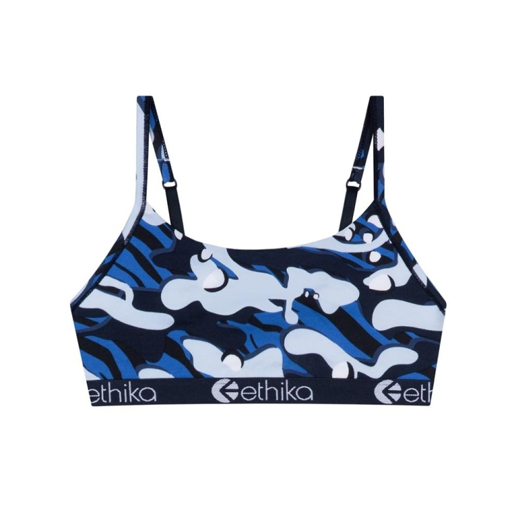 Soutien Gorge Ethika Camo Tiger Pullover Fille Bleu Unisex | OLOR-56202317