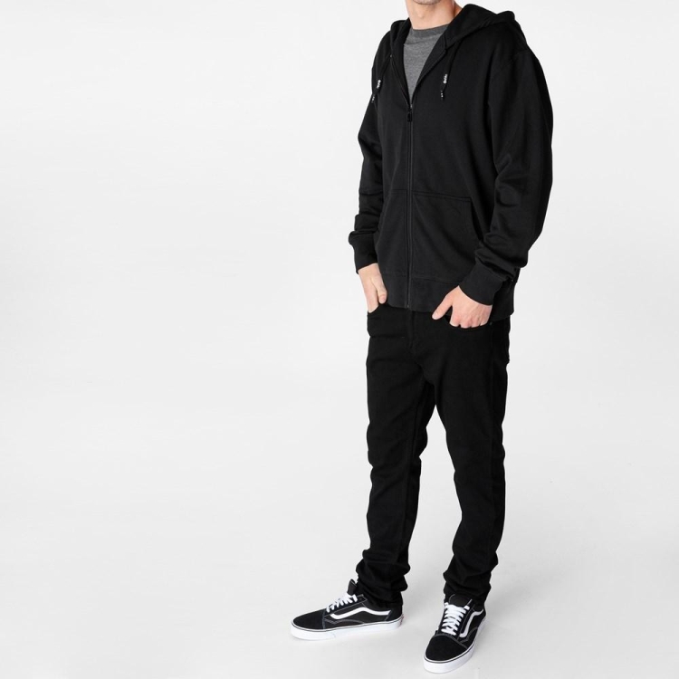 Sweat à Capuche Ethika Zip - Solid Noir Homme | ZDKS-28936370