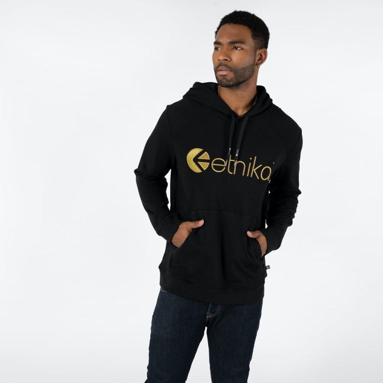 Sweat à Capuche Ethika Embroidered Noir Homme | ZOZY-29422413