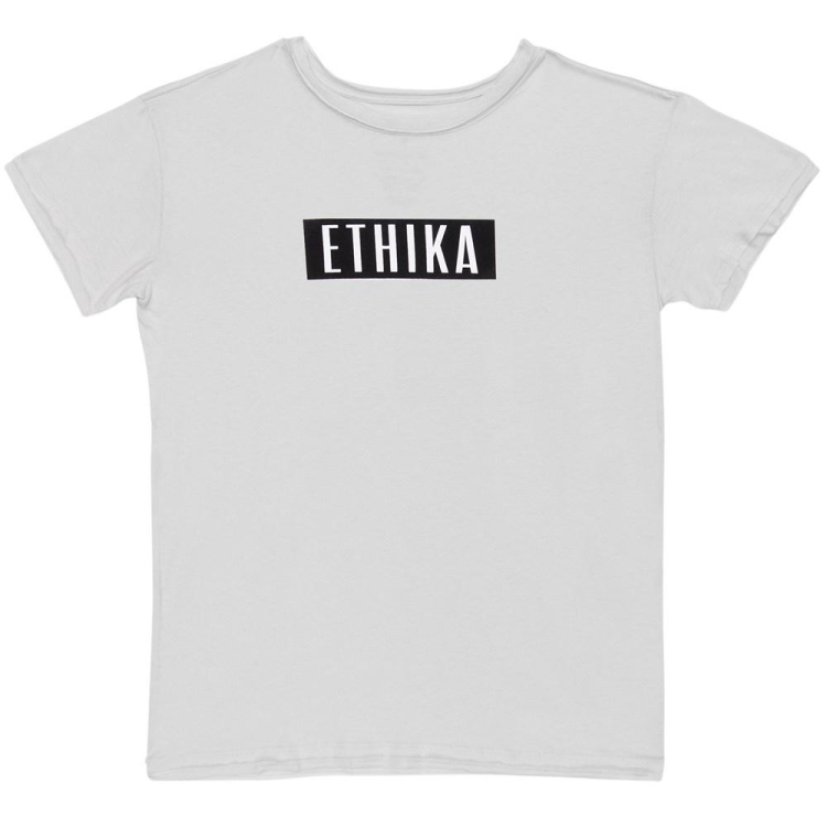 T Shirts Ethika Distressed Grise Femme | VDXR-27610295