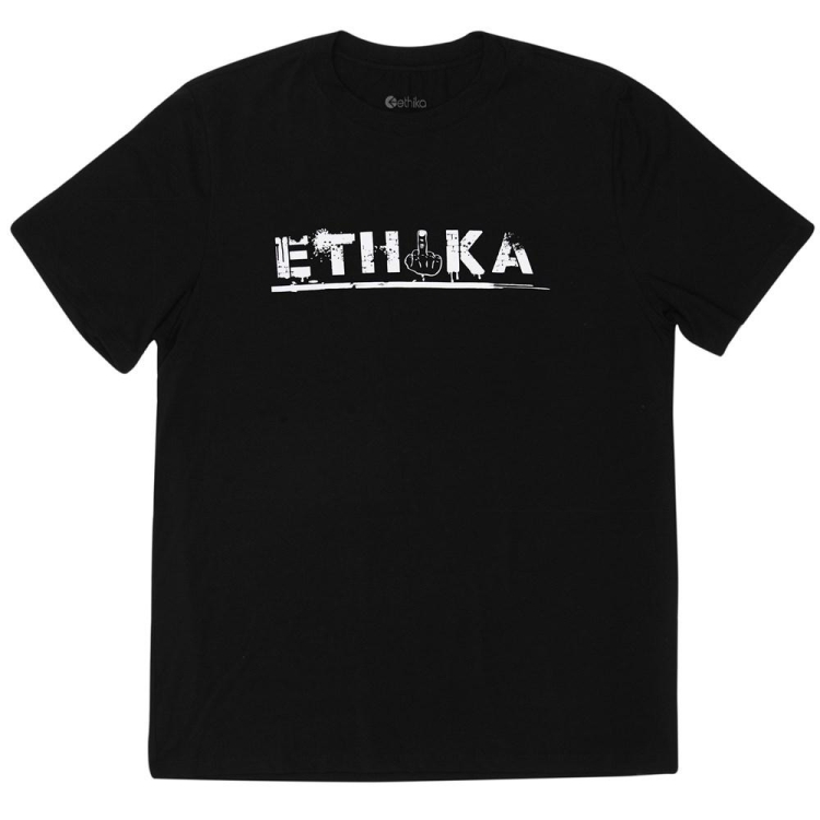 T Shirts Ethika Nothing But Love Noir Homme | XHFC-74710728