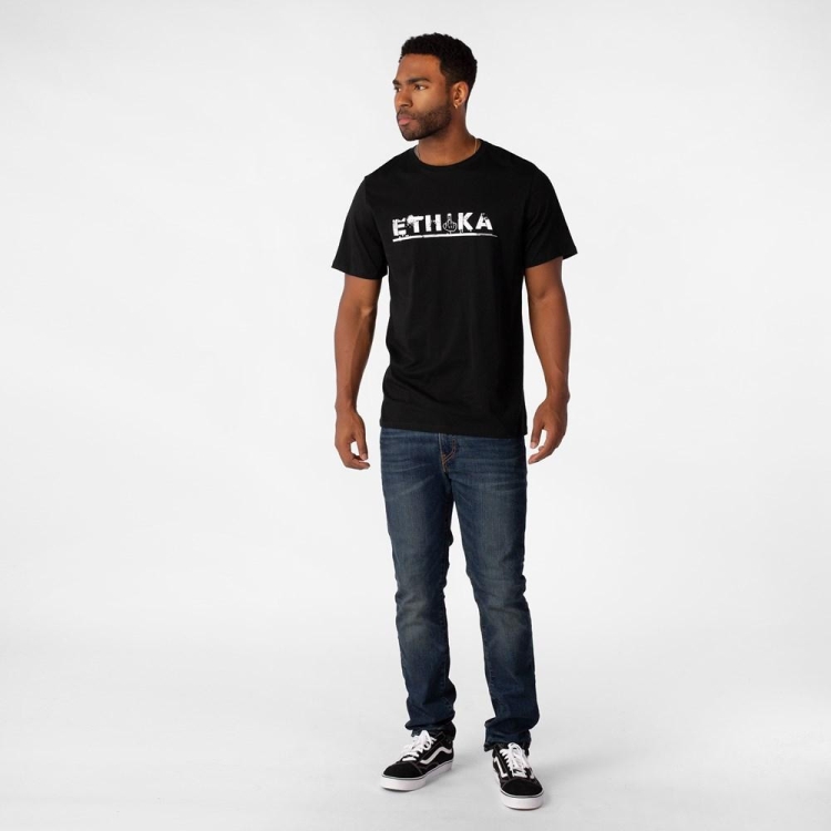 T Shirts Ethika Nothing But Love Noir Homme | XHFC-74710728