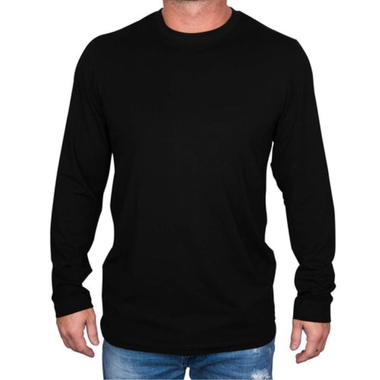 T Shirts Ethika Long Sleeve Noir Homme | LITZ-41637807