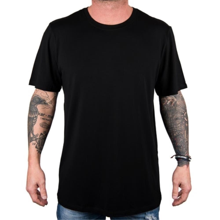 T Shirts Ethika Classiche Modal Noir Homme | TAIP-87695269