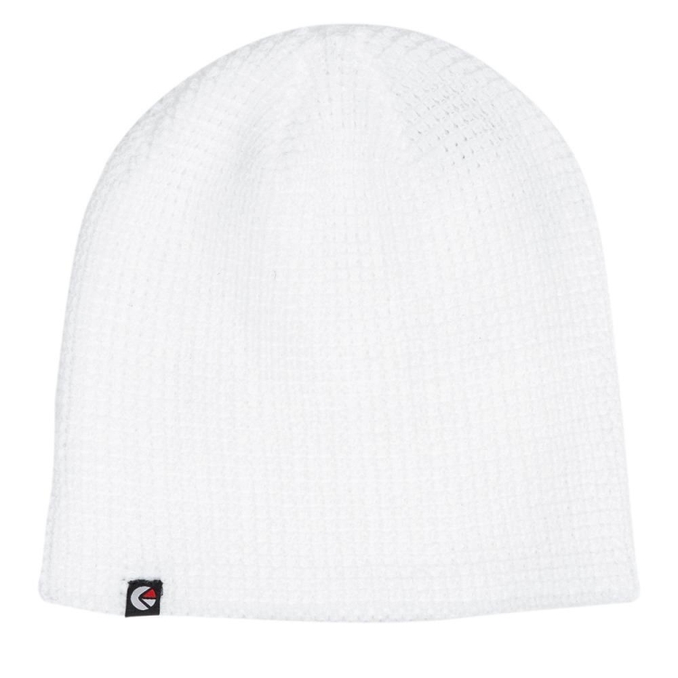 Bonnet Ethika Thermal Knit Blanche Femme | CDQD-51348741