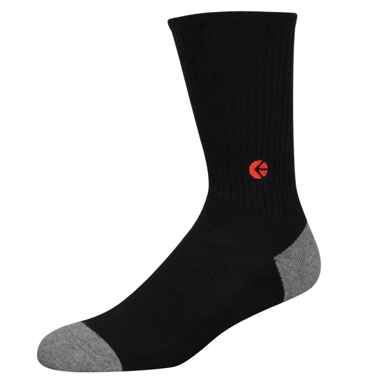 Chaussettes Ethika Crew Noir Homme | YBAQ-26046676