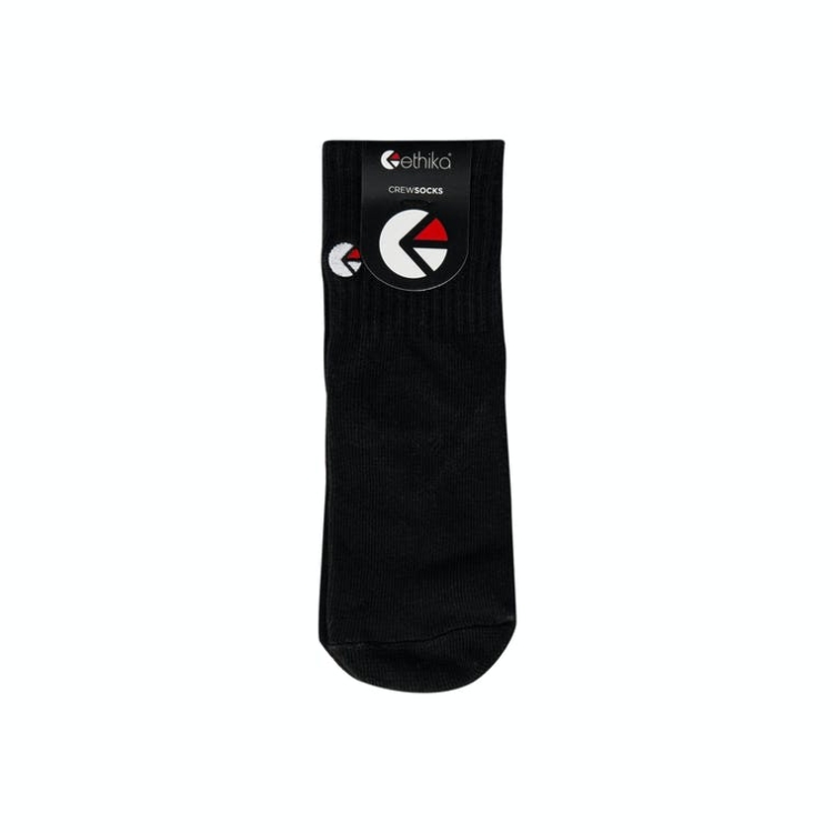 Chaussettes Ethika Crew Noir Garcon | WGTP-76730913