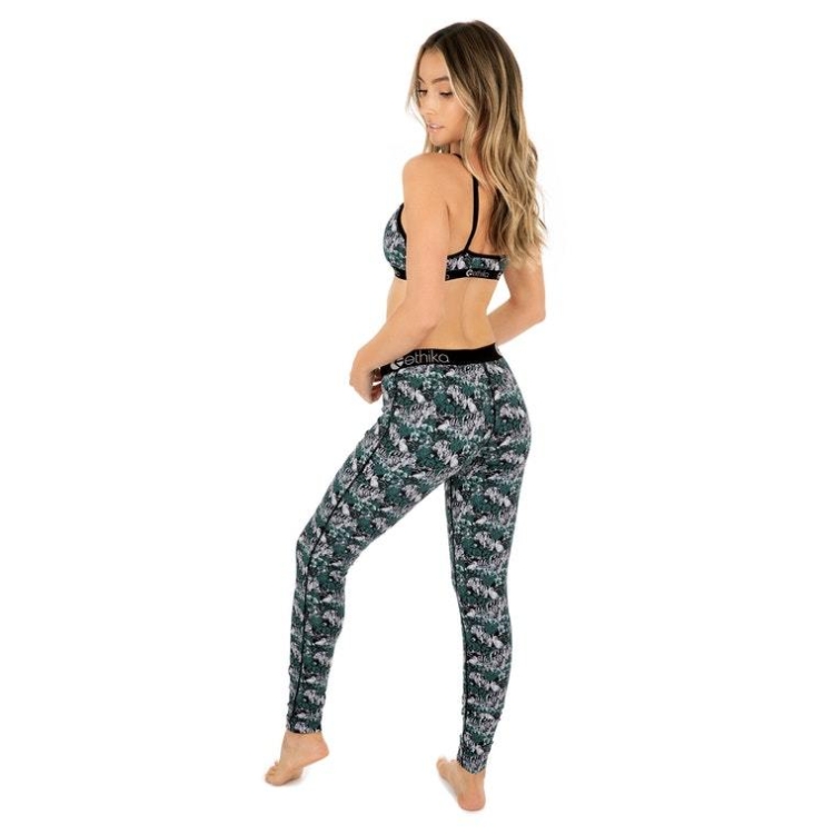 Leggings Ethika Jungled Vert Femme | XNFM-88083354