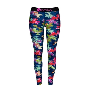 Leggings Ethika Trippy Silk Fille Multicolore Unisex | QPZQ-80736671