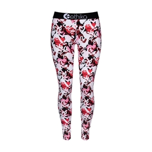 Leggings Ethika Chaotic Love Fille Blanche Rouge Unisex | VGWT-64564348