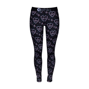 Leggings Ethika Heartbreaker 3D Fille Noir Unisex | EKHI-58496626