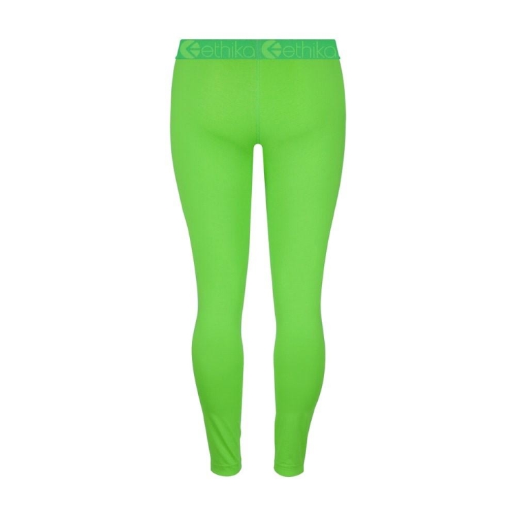 Leggings Ethika Neon Flo Fille Vert Unisex | BJAI-27232474