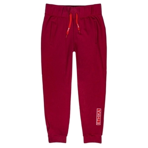 Pantalon Ethika Bar Logo Rouge Femme | NFPS-58449279