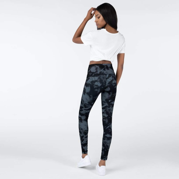 Collant Ethika Smoke Dye High Waisted Grise Femme | KEDW-84589466