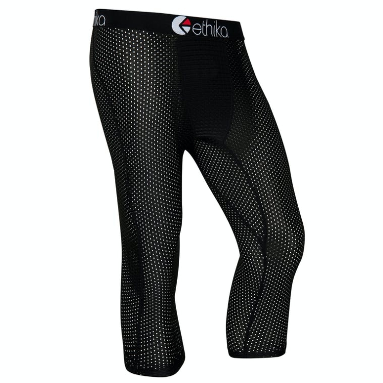 Collant Ethika Flow 3/4 Noir Homme | KCRR-04598522