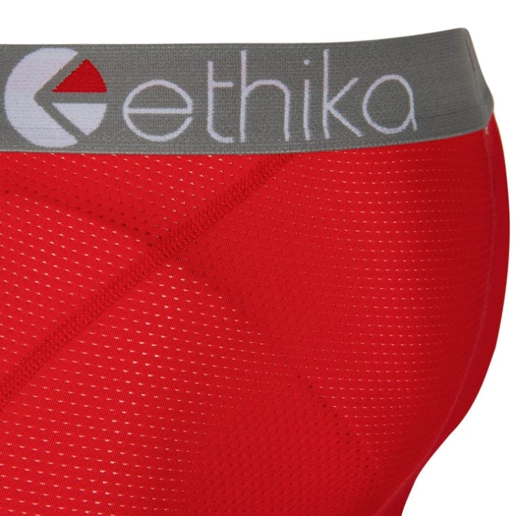 Collant Ethika Micromesh 3/4 Rouge Homme | NVJB-94960573