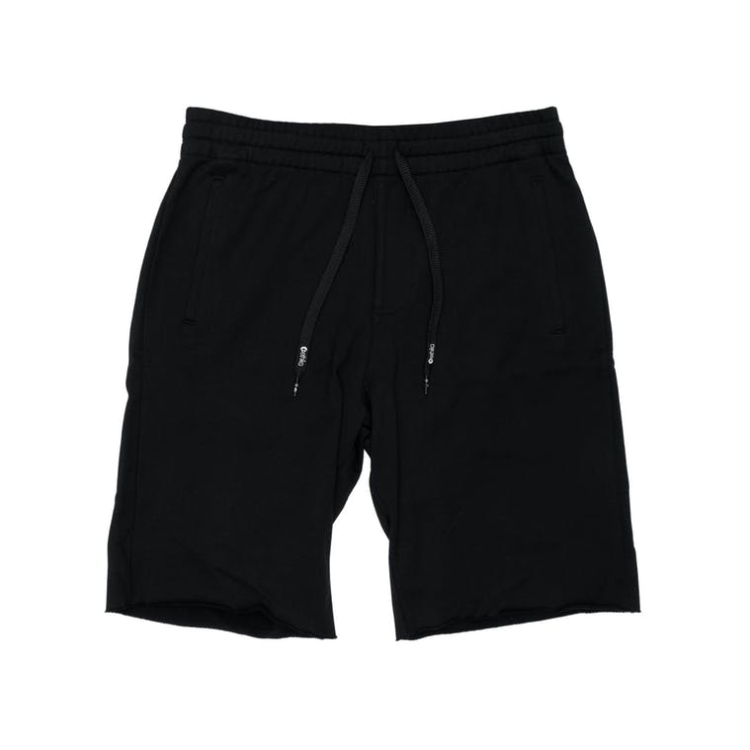 Shorts Ethika Raw Edge Noir Garcon | KLIN-70478226