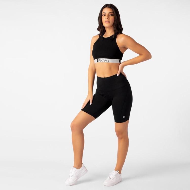 Shorts Ethika Vélo Noir Femme | TFBE-01461767