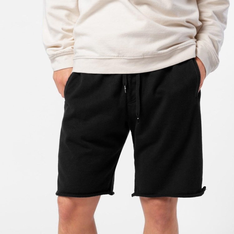 Shorts Ethika Raw Edge Noir Homme | ADXT-88758525