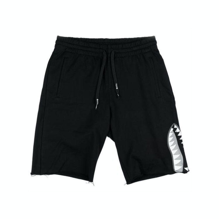 Shorts Ethika Raw Edge Noir Garcon | ZPOU-88750695