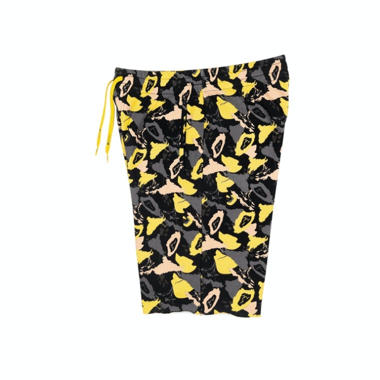 Shorts Ethika Raw Edge Jaune Grise Garcon | NXPX-87956918