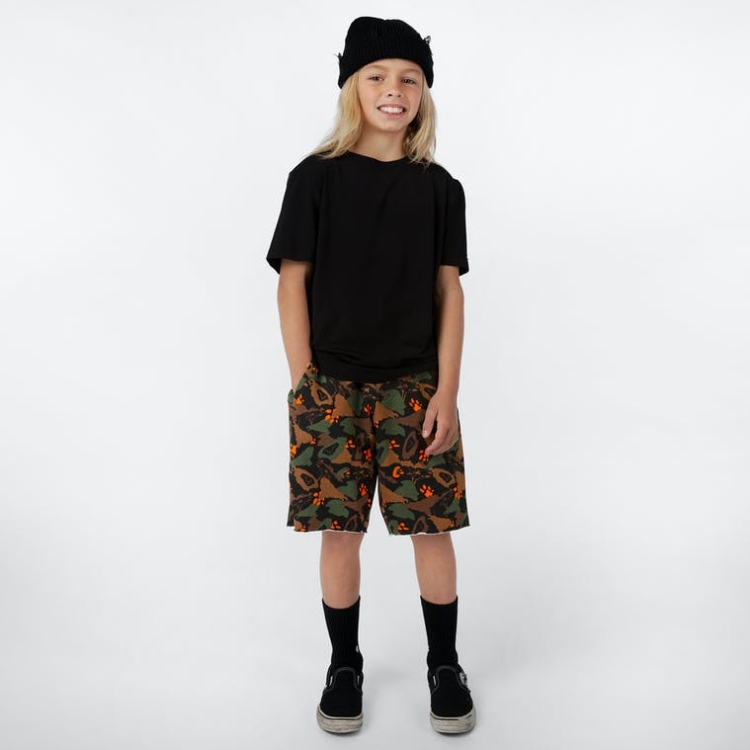 Shorts Ethika Raw Edge Camouflage Garcon | AIIQ-42271718