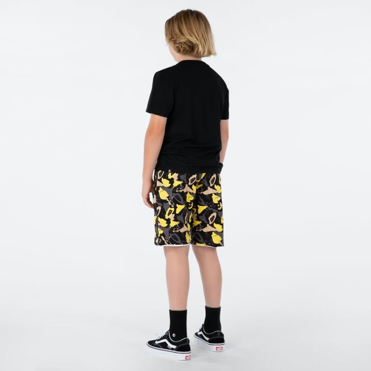 Shorts Ethika Raw Edge Jaune Grise Garcon | NXPX-87956918