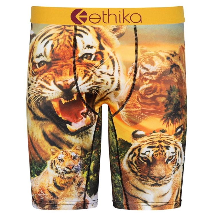 Staple Underwear Ethika Easy Tiger Jaune Homme | WQRD-65523451