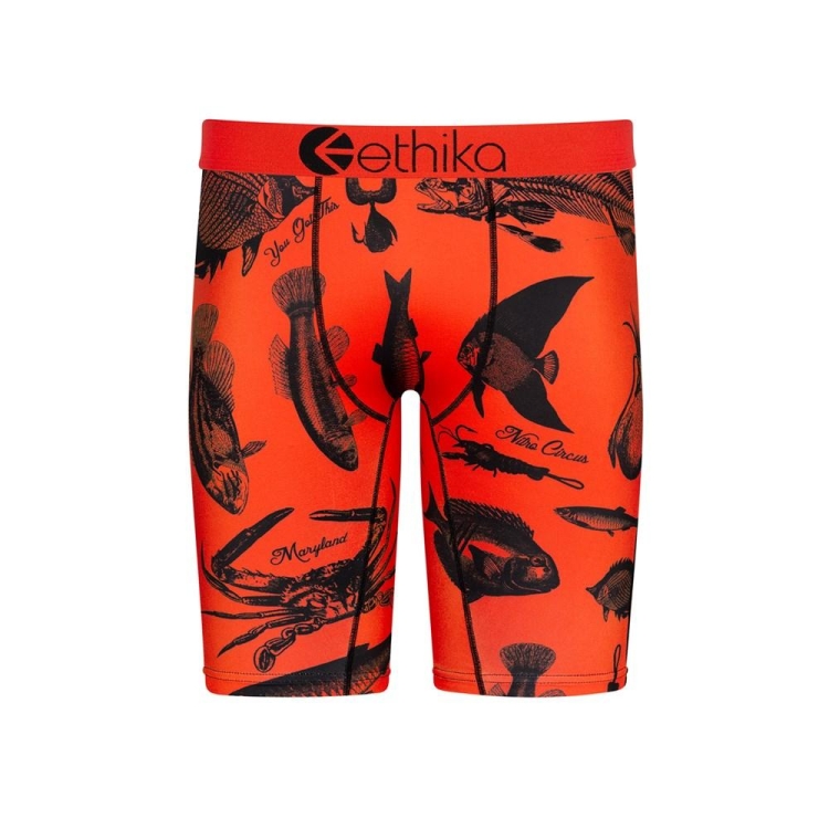 Sous Vêtement Ethika Maryland Staple Orange Garcon | XMYD-40694190