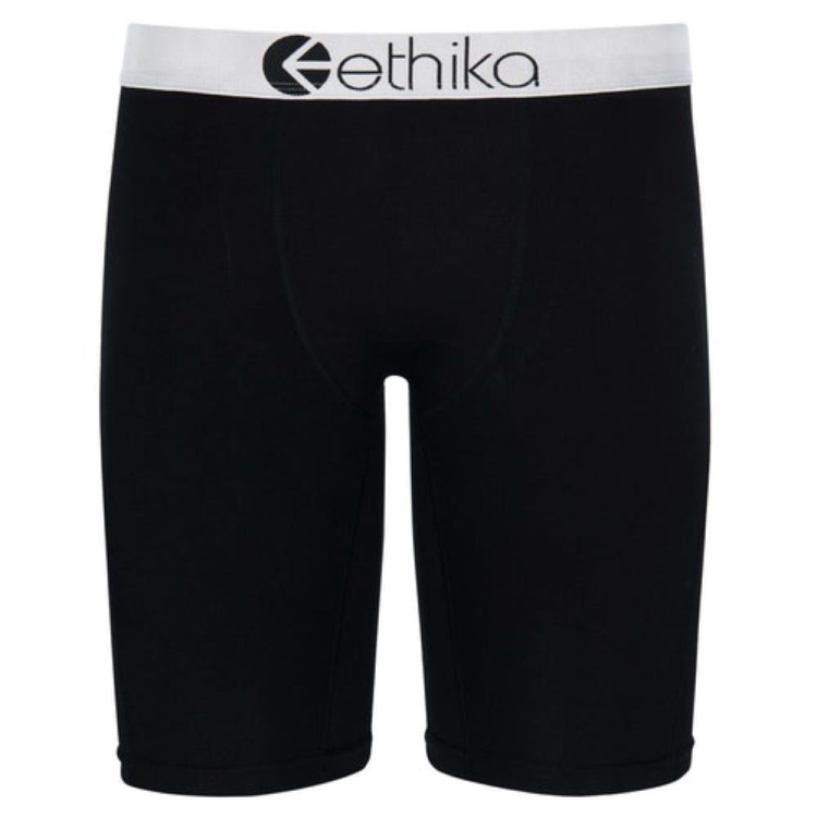 Staple Underwear Ethika Premium Modal Silver Lurex Noir Homme | VBME-60521638