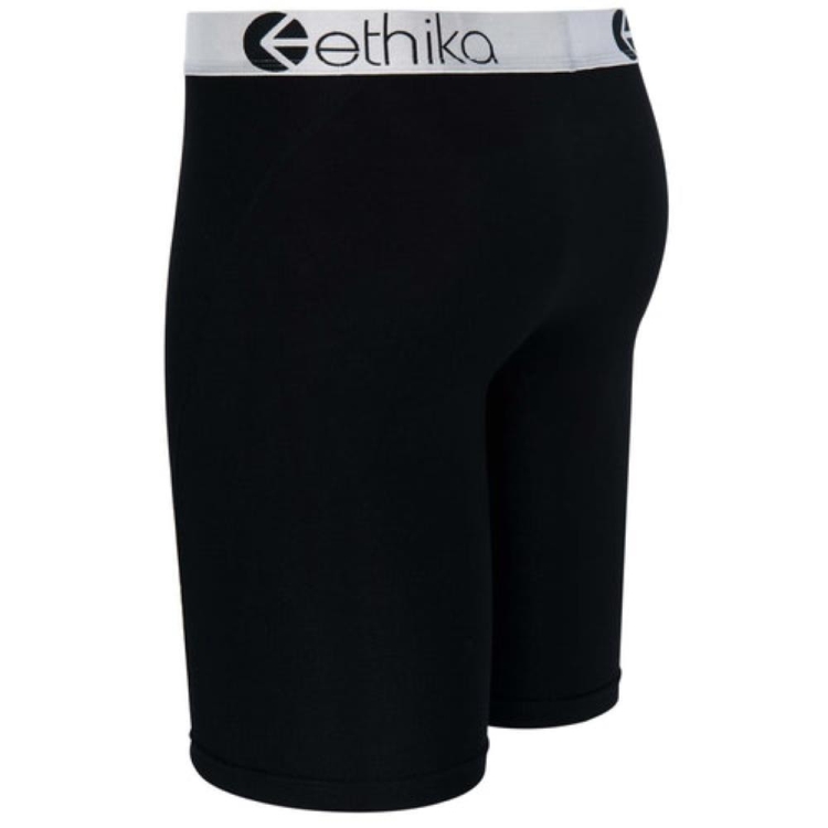 Staple Underwear Ethika Premium Modal Silver Lurex Noir Homme | VBME-60521638