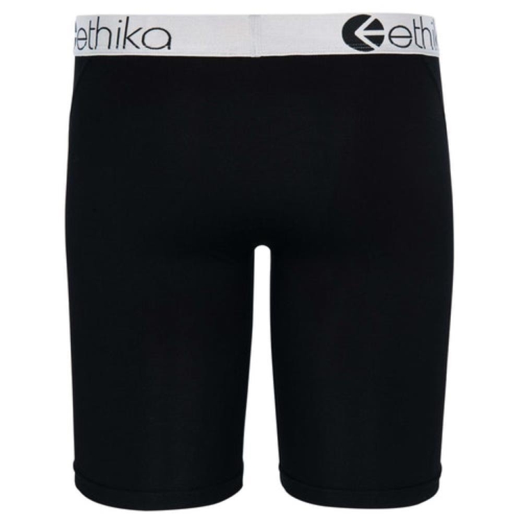 Staple Underwear Ethika Premium Modal Silver Lurex Noir Homme | VBME-60521638